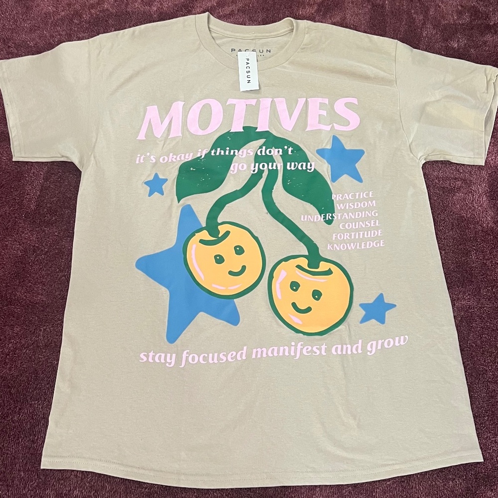 PacSun Motive Oversized T-Shirt Size M